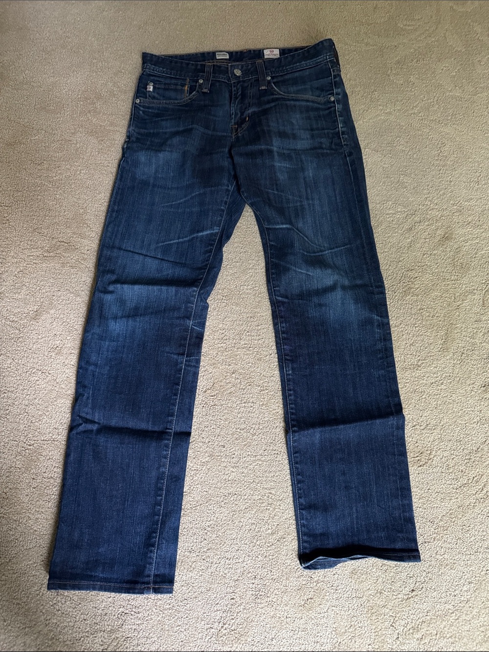 AG Adriano Goldscmied size 30 Men's Indigo Straight Jeans